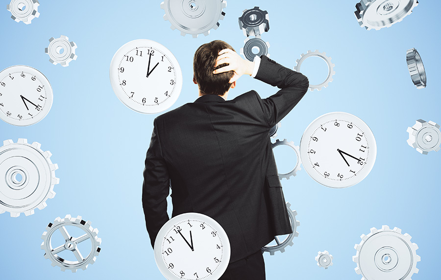 running out of time business concept running out of time business concept